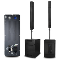 Sistema de Altavoces de Columna Line Array Activo con Subwoofer de 15 Pulgadas, Combo PA Amplificado para DJ, Escenarios, Bandas en Vivo, Eventos, Conciertos al Aire Libre