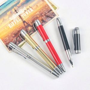 High-End 0.7Mm Steel Roller Ballpoint <b>Pen</b> Custom Logo Engraving Fat Metal Business Promotion Gift Writing Instrument - Product Image 3