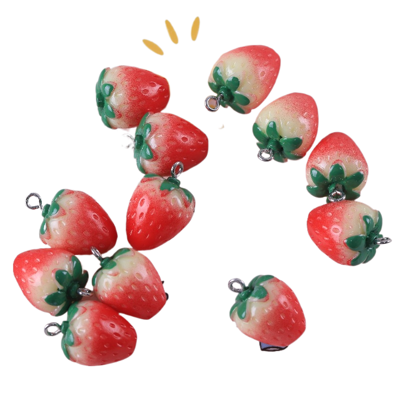 สตรอว์เบอร์รีสามมิติสีสันสดใส พร้อม