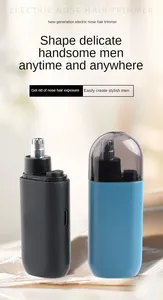 USB Charging Portable <b>Mini</b> Nose Hair Trimmer Electric Face Care <b>Kit</b> <b>Tools</b> for Men Smart Home Product - Product Image 3