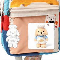 Porte-clés en peluche ours tennis, accessoire de sac mignon sur le thème du sport pour sac à dos