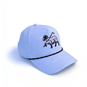 Casquette de baseball snapback 5 panneaux en nylon imperméable brodé avec logo personnalisé pour hommes, idéale pour le golf et les sports de plein air – Modèle Vietnam High Profile - Product Image 1