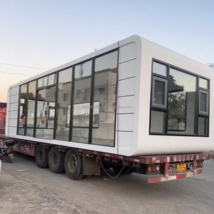 Case prefabbricate moderne Apple cabina telaio capsula capsula casa per la vendita - Product Image 4