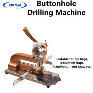 Machine à boutonnières manuelle Nantong SD5, épaisseur de perçage 3 mm, emballage en caisse en bois à un seul trou - Product Image 4