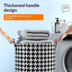 Cedar Space New Fashion Large-capacity Foldable Storage <strong>Basket</strong> Laundry <strong>Basket</strong> for Bathroom Laundry Clothing Toy&amp;Cloth Storage - Product Image 2