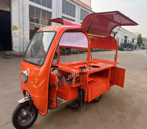 Venta Directa de Fábrica en China, Triciclo de Tres Ruedas Marca JINGYING, Camión de Servicio de Alimentos Móvil con Estructura Metálica Soldada - Product Image 4