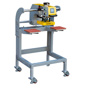 Quần áo cổ nhãn kỹ thuật số thăng hoa máy in 15x15 đôi trạm Máy ép nhiệt nhỏ Logo dán máy in - Product Image 3