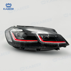 Pour VW <span class=keywords><strong>Golf</strong></span> Mk7 <span class=keywords><strong>Gti</strong></span> bande rouge pour VW <span class=keywords><strong>GOLF</strong></span> <span class=keywords><strong>7</strong></span> MK7 VII STILE <span class=keywords><strong>7</strong></span>.5 phares lifting Style mise à niveau phare modifié - Product Image 2