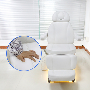 Cama de Masaje Eléctrica Moderna con Base de Acero Inoxidable para <span class=keywords><strong>Spa</strong></span> Facial, Estética de Pestañas, Muebles de Salón de Belleza, <span class=keywords><strong>Silla</strong></span> Facial Eléctrica - Product Image 2