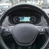 Écran LCD numérique HD-Visual 12,3 pouces pour tableau de bord, mise à niveau directe TPMS pour VW Sagitar 19-20 (Noir) Matériau plastique Garantie 1 an