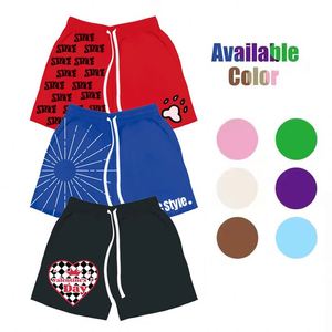 <b>High</b> Quality Custom Multi-Color 100% Polyester Men's Gym Shorts Breathable 5 Inch <b>Knee</b> Mid Waist Casual Shorts Sublimated Woolen - Product Image 3