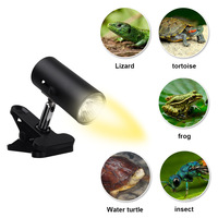 Lampe chauffante UVB UVA à spectre complet 110V/25W/50W/75W pour tortues, reptiles aquatiques et lézards d'aquarium