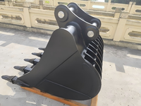 Godet de criblage squeletté pour pelle hydraulique 20 tonnes, 0,8 m³, en acier Q355B, ouverture de mâchoire 1350 mm, pour la séparation de terre et de pierres, et le remblaiement de tuyaux