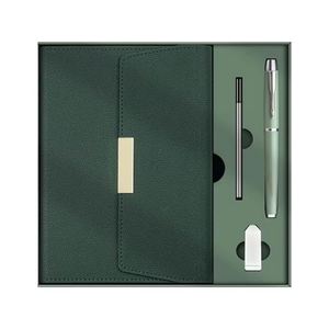 2025 Promotional <b>Gifts</b> Notebook Pen Flash Drive <b>Gift</b> <b>Set</b> for Journal Diary Company Corporate Business Items With Logo Printing - Product Image 2