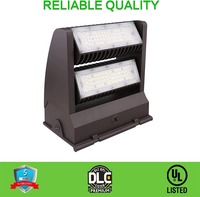 Applique murale LED rotative en aluminium et polycarbonate 80W-120W, 5000K, 16 200 lumens, tête orientable, étanche, IRC 80, garantie 5 ans, AC