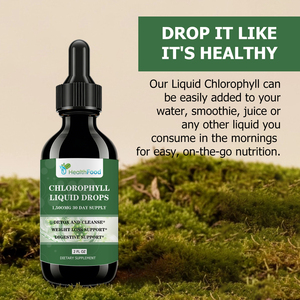 Private Label Chlorophyll Liquid Drops with Chlorophyll Natural Sustained Energy Promotes Healthy Digestion Natural Liquid Drop - Product Image 5