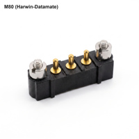 Conector de PCB de Alta Fiabilidad Serie M80, Conector Mixto de Señal y Alimentación, Contactos Chapados en Oro