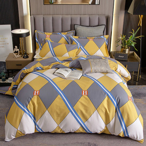 Oeko-tex cotton bộ đồ giường cotton bedsheet Set Comforter Cover Ga Trải Giường đặt sang trọng bộ đồ giường vua - Product Image 4
