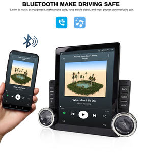 Pemutar Multimedia mobil 9.7 inci, tombol ganda <span class=keywords><strong>Din</strong></span> ganda Carplay Android Auto Bt Fm Wifi - Product Image 5