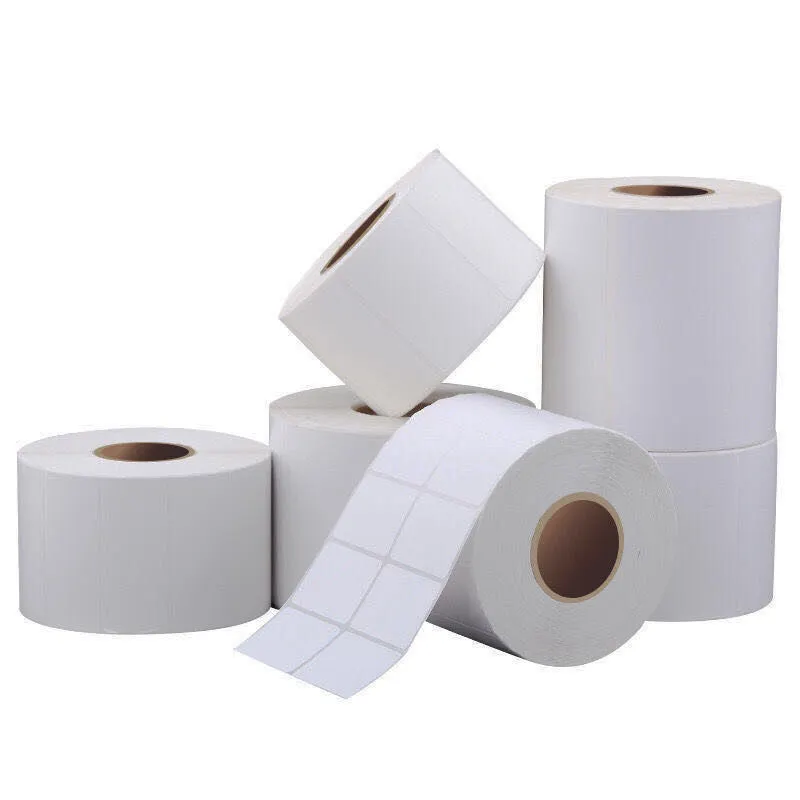 Hot Selling best quality glossy packaging Size customization white Blank roll glue adhesive coated release paper