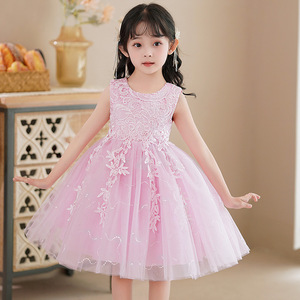 Vestito da festa per neonate Backless elegante pizzo compleanno <span class=keywords><strong>abiti</strong></span> da sposa bambino bambini vestito da principessa per 2-12 anni vestiti del bambino - Product Image 6