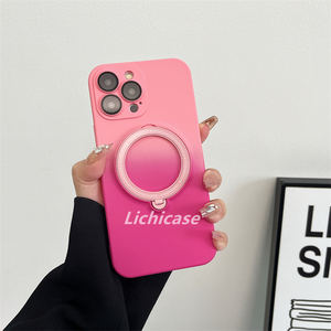 Funda de teléfono con soporte oculto magnético degradado Lichicase para Xiaomi <span class=keywords><strong>Redmi</strong></span> <span class=keywords><strong>Note</strong></span> <span class=keywords><strong>12</strong></span> <span class=keywords><strong>Pro</strong></span>, funda a prueba de golpes - Product Image 2