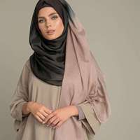Vente en gros 2025 Meilleure vente Belle nouvelle Ombre imprimée Modal Hijab ombragé respirant doux Viscose Modal Shadow Print Hijab