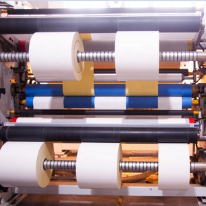 Rouleau géant de papier thermique semi-brillant auto-adhésif, matière première pour matrices flexibles, 2000m/1000m - Product Image 4