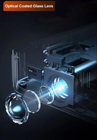 Mini Proyector Q5 + Soporte HTP, Nuevo, Android WiFi Full HD 4K LED, Cine en Casa, Enfoque Automático, Portátil