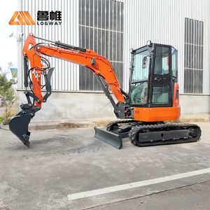 Máy xúc đào LOGWAY Digger có thể tùy chỉnh màu sắc, máy xúc đào bánh xích chạy dầu, giá máy xúc đào động cơ Kubota/<span class=keywords><strong>Yanmar</strong></span> để bán - Product Image 4