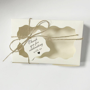 Cajas <span class=keywords><strong>de</strong></span> Cartón Blanco al por Mayor para Pastelería, Cajas <span class=keywords><strong>de</strong></span> Almacenamiento <span class=keywords><strong>de</strong></span> Galletas, Cajas <span class=keywords><strong>de</strong></span> Alimentos para Panadería con Ventana Transparente, Caja para Dulces, Macarrones y Postres - Product Image 6