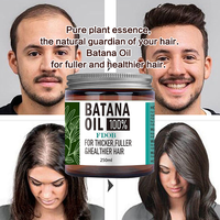 Krim Minyak Pertumbuhan Rambut Herbal Penguat Minyak Batana Mentah untuk Rambut Kering - Formula Pelembap Terkonsentrasi yang Menutrisi dan Menghaluskan