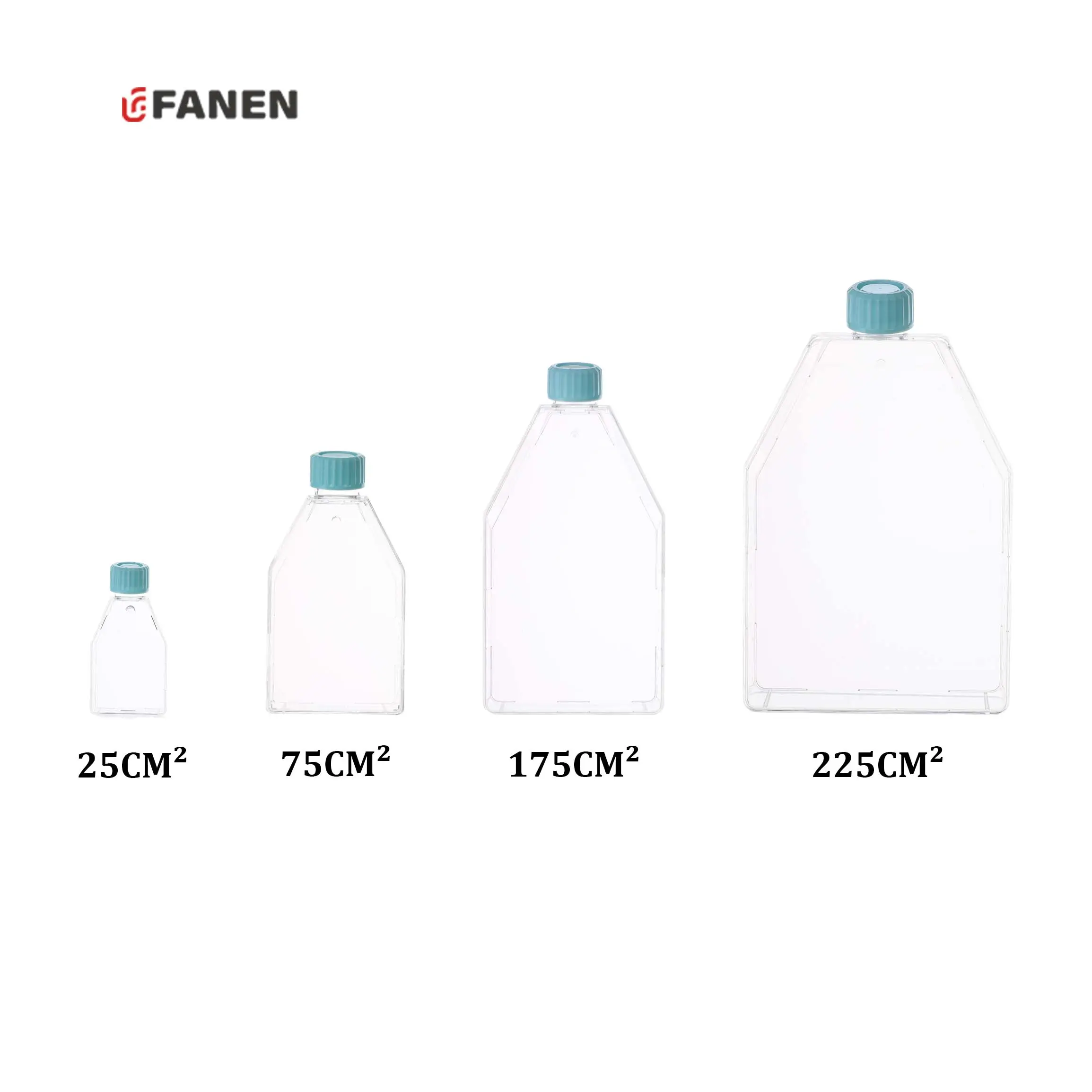 Fanen Non TC รักษาห้องปฏิบัติการขายส่ง 25 ลูกบาศก์เมตรขวดเพาะเลี้ยงเซลล์คอสี่เหลี่ยม