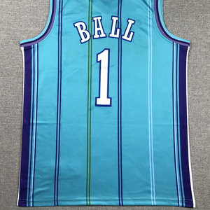 <span class=keywords><strong>Maillot</strong></span> de basket-<span class=keywords><strong>ball</strong></span> <span class=keywords><strong>LaMelo</strong></span> <span class=keywords><strong>Ball</strong></span> Teal de qualité supérieure, prêt à être expédié - Product Image 2