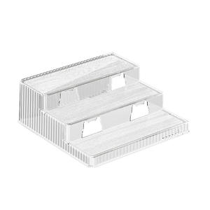 Étagère de rangement de bureau XL8184, style luxe léger, organisateur de produits de toilette pour salle de bain et chambre, étagère à cosmétiques rétractable pour coiffeuse - Product Image 5