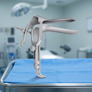 Spéculum vaginal en acier inoxydable, instrument chirurgical manuel gynécologique, certifié CE ISO13485 Classe I - Product Image 3