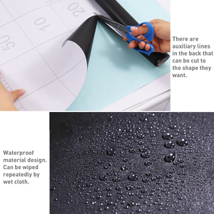 Carta da Parati Effetto <span class=keywords><strong>Lavagna</strong></span> in CPP 45cm X 2m, Adesiva e Rimovibile, con 5 Colori di Gesso per Casa, Ufficio, Studio, Caffè o Ristorante - Product Image 4