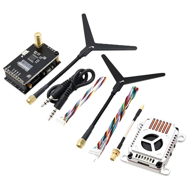 Original 1.2GHz 1W/1.6W/2W 25mW/2000mW VTX Switchable Video Transmitter Module 8Ch VRX Standard Mounting for FPV Long Range