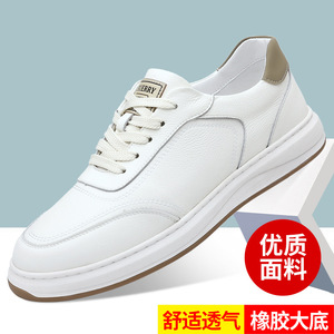 Chaussures décontractées blanches pour hommes Printemps 2026 – Baskets de conduite respirantes, antidérapantes et à semelle souple - Product Image 5