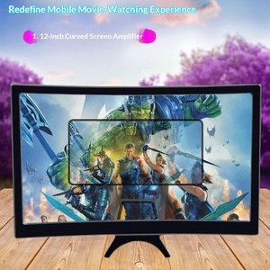 Amplificateur de téléphone portable modèle N8 avec écran incurvé de 12 pouces, support de bureau pour diffusion en direct vidéo ultra-claire 5D - Product Image 5