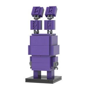 Bloques de Construcción Educativos de Plástico ABS Personalizados de 50 Piezas, Nightmarionne, Springtrap, Golden Freddy, Fazbear, Chica, Foxy, <span class=keywords><strong>Bonnie</strong></span>, <span class=keywords><strong>FNAF</strong></span> - Product Image 3