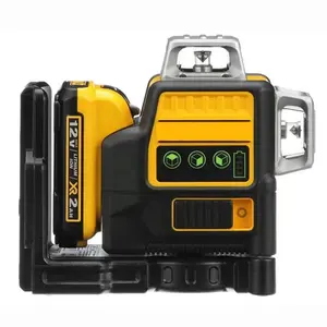 12-lines 3D Laser Level/infrared laser strong light wall sticking instrument high precision automatic leveling device