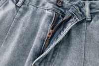 Pantalons simples pour hommes Jeans artistiques Streetwear Design Pantalons droits pour hommes Taille haute Stretch Jeans baggy pour hommes