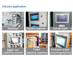 オリジナル4.3 "パネル12DI/12DO EX3U-8043H-24MT-2AD1DA HMI PLCオールインワン - Product Image 3