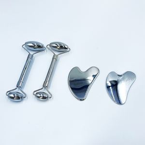 Herramienta de Masaje Gua Sha de Acero Inoxidable para Raspado Facial y Corporal con Logotipo Personalizado, Embalaje de Caja de Regalo Impermeable para Uso Doméstico - Product Image 2