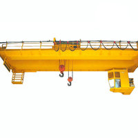 Grúa Puente de Doble Viga Tipo Europeo de 5 y 10 Toneladas, para Ingeniería y Construcción, con Motor de Elevación de 20m, Nuevo Equipo de Elevación