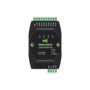 Hub RS485 isolé de qualité industrielle à 4 canaux, support de montage sur rail, large plage de fréquences de transmission, étend les ports secondaires RS485 à 4 canaux via 1 port RS485 - Product Image 2