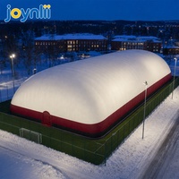 Dôme de football gonflable hermétique avec structure à poutres pneumatiques scellées pour terrains de soccer