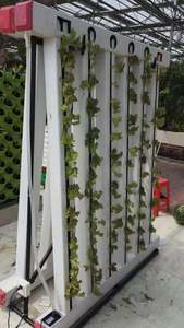 Torre de Cultivo Hidropónico, Sistema de Cultivo Vertical con Bomba, PVC de Grado Alimenticio Ecológico, Blanco, de Una o Dos Caras, Cultivo Hidropónico Completo - Product Image 3