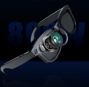 Lunettes Intelligentes IA M01 Pro avec Caméra 8MP, Vidéo 1200P, Traduction en Temps Réel, ChatGPT, Réduction de Bruit ENC, Contrôle Tactile via App, Portables - Product Image 3